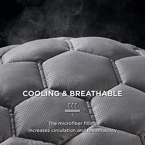 Bedsure Grey Twin Mattress Pad Cover - Image 5