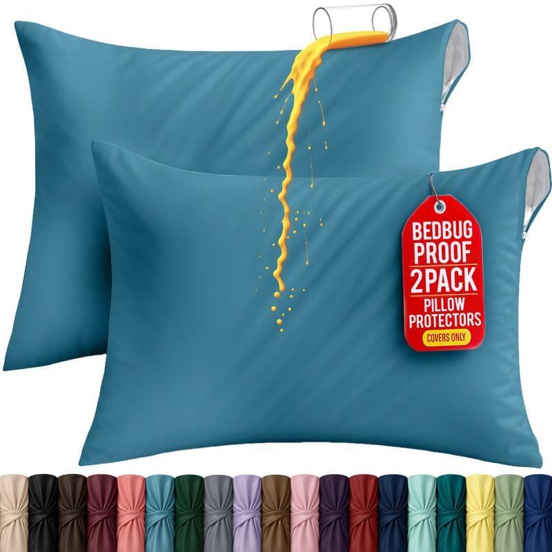 Set of 2 Pillow Protectors by UTOPIABEDDING