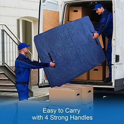 Mattress Bags for Moving and Storage, Waterproof Mattress Cover for Moving - Image 5