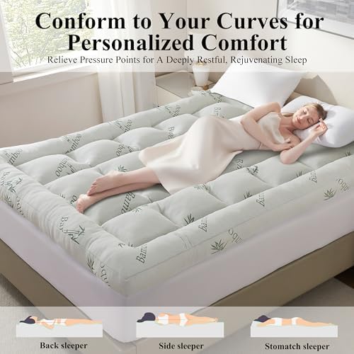 3 Inch Memory Foam Mattress Topper Twin Size - Image 5