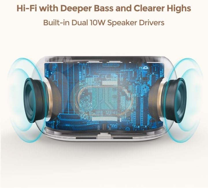 ANJANK Alarm Clock White Noise Sound Machine - Image 4