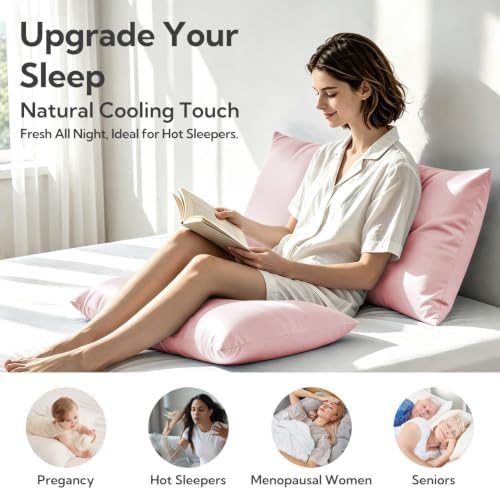 MR&HM Queen Pillowcase Set of 2, Cooling & Breathable - Image 2