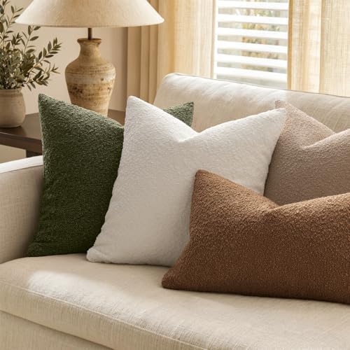 MIULEE Textured Boucle Lumbar Pillow Cover - Image 3