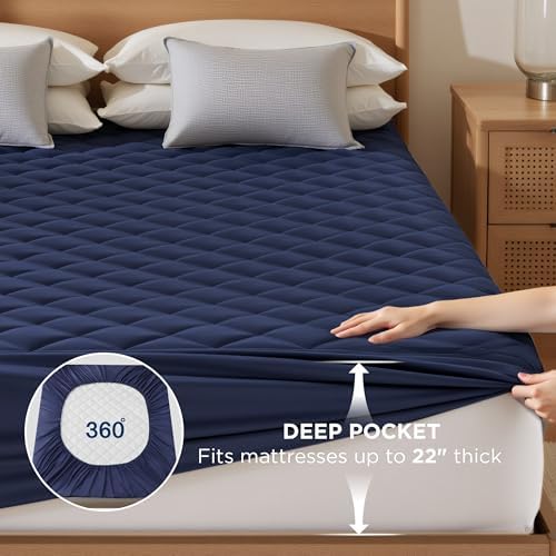 Bedsure Full Mattress Protector, Quilted Waterproof Mattress Protector - Image 5