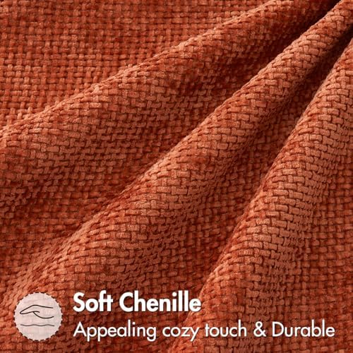 MIULEE Fall Decorative Couch Throw Pillow Covers 16x16 Burnt Orange 2 Pack - Image 7