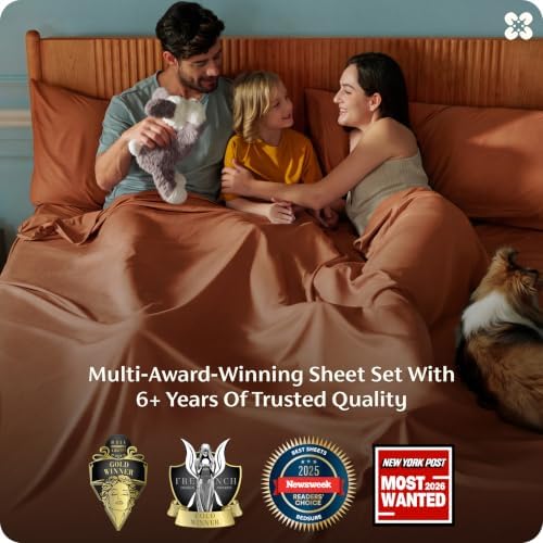Bedsure PureWoven 100% Rayon Derived from Bamboo, Full Size Sheets - Image 3