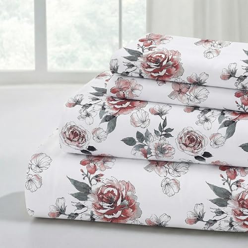 Modern Threads Printed 3-Piece Extra Soft Bedding Sheets & Pillowcase Set by ModernThreads