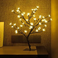 LIGHTSHARE 18 Inch Cherry Blossom Bonsai Tree, 48 LED Lights, 24V UL Listed Adapter Included, Metal Base, Warm White Lights, Ideal as Night Lights, Home Gift Idea by Lightshare