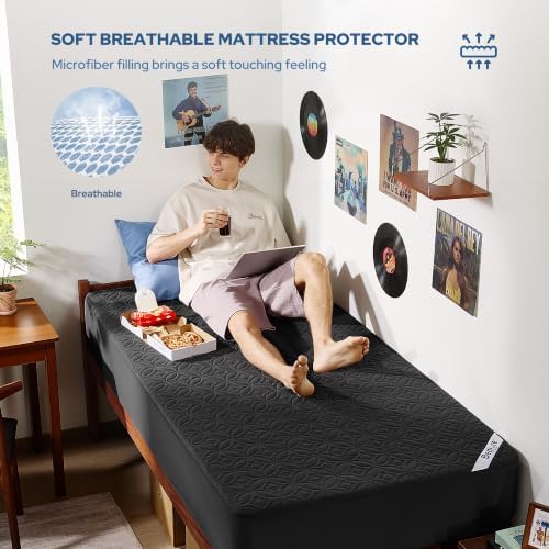 BEDLORE Waterproof Mattress Protector, Twin XL Size Mattress Pad - Image 3