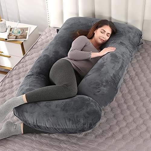 Elover U Shaped Pregnancy Pillow, Full Body Maternity Support - Image 6