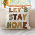 Boho Throw Pillow Covers 18x18 Tufted Fall Home Decor by LOOPUINHOM