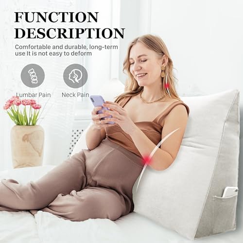 14 lbs Thickened King Headboard Pillow - Image 2