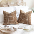 BlissBlush Decorative Throw Pillow Covers 20X20 Set of 2, Cozy Soft Accent by BlissBlush