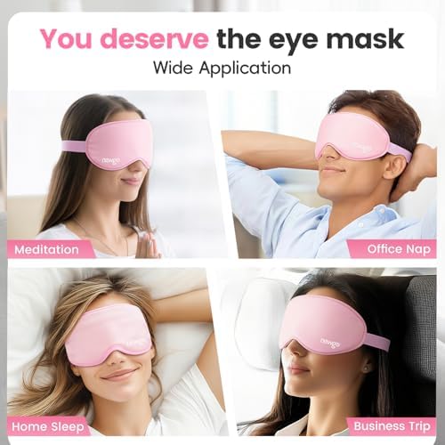 NEWGO 3D Cooling Eye Mask, Weighted Eye Mask - Image 6