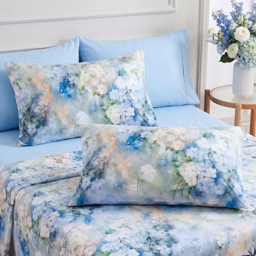 Bedorm 100% Cotton Pillowcases Standard Size Pillow Cases Set of 2 Soft & - Image 6