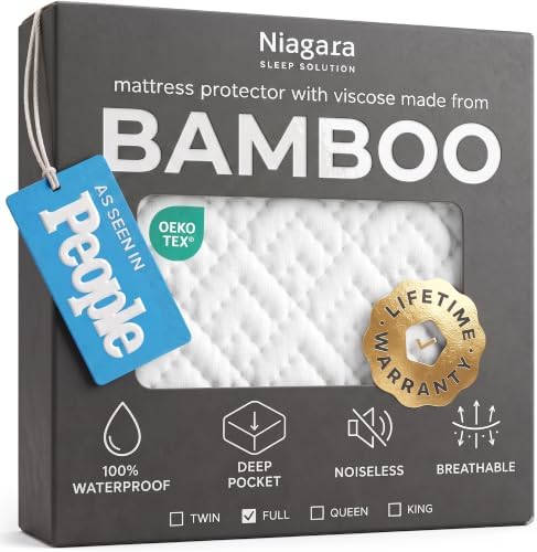 100% Waterproof Full Mattress Protector by NiagaraSleepSolution