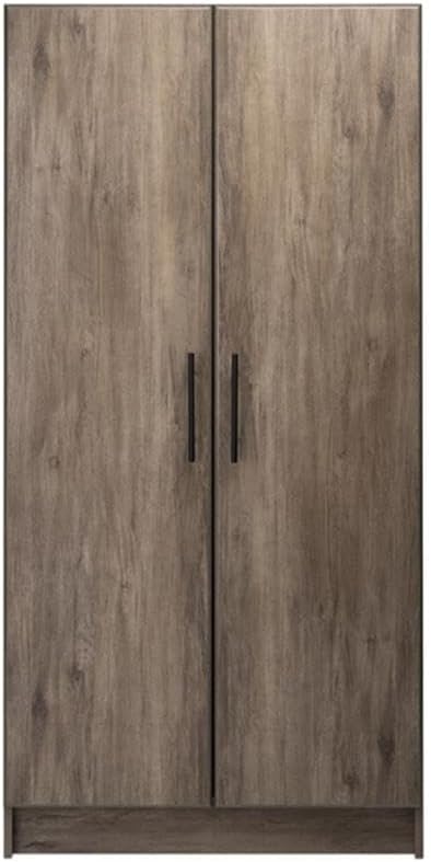 Pemberly Row 32 inch Drifted Gray Engineered Wood Wardrobe Cabinet