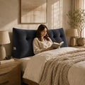 Headboard Pillow Queen Size, Reading Pillow by DVUAY