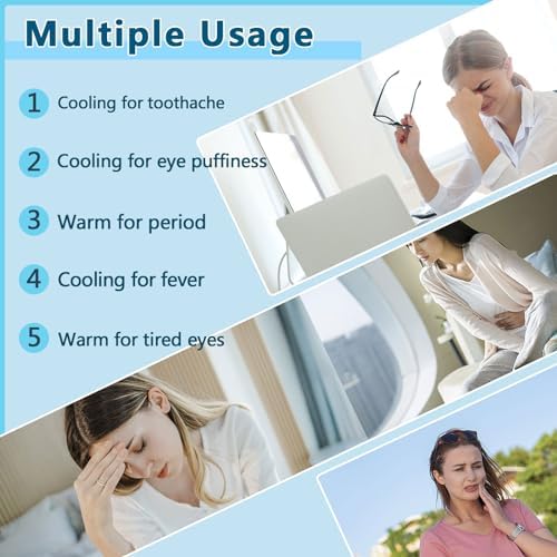 Sleep mask w/Cooling Gel Eye Mask, Heated Eye Mask - Image 5