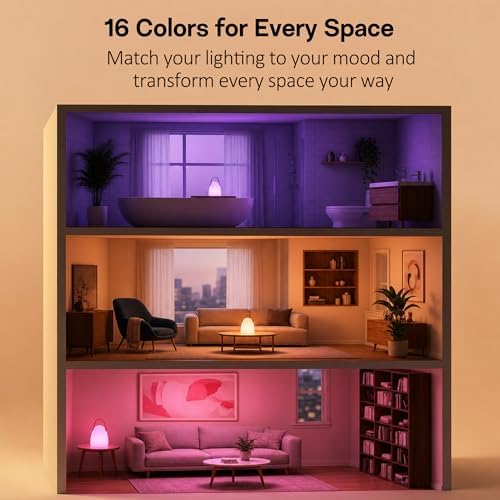 IP65 Waterproof Shower Lamp, 16 Colors Bathroom Lamp with Remote Control Dimmable, Rechargeable Mood Light for Inside Shower, Cordless Hanging Night Light for Outdoor, Bedroom, Camping, Restaurant - Image 5