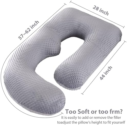 Elover U Shaped Pregnancy Pillow, Full Body Maternity Support - Image 5
