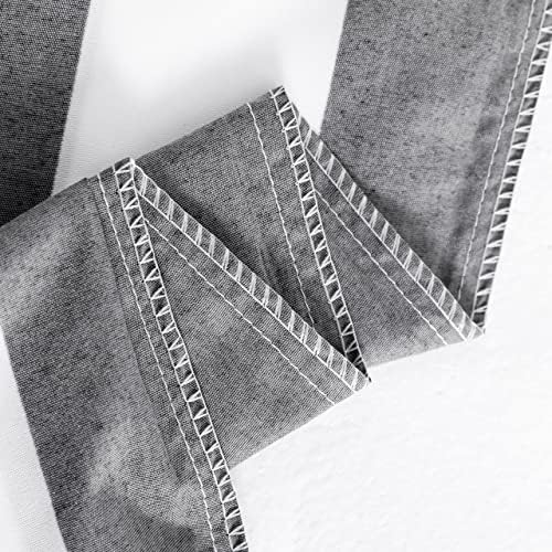NTBAY Body Striped Pillowcase, 1800 Thread Brushed Microfiber Black and White - Image 5