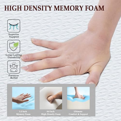 10" Leg Elevation Pillow, Memory Foam Wedge Pillow - Image 5