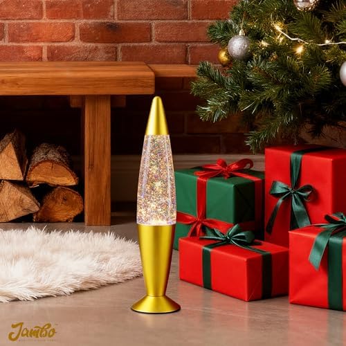 Jambo 16-Inch Rainbow Glitter Lamp I Beautiful Liquid Lamp I Entertaining for Adults and Kids I Perfect Holiday Gift - Image 4