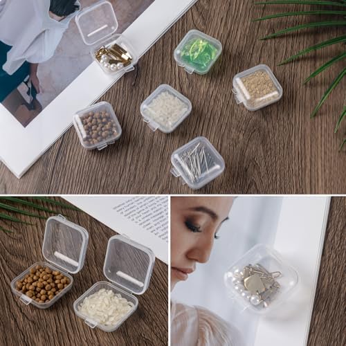 10Pcs Ear Plug Case, Mini Plastic Earplug Containers, Hinged Lids - Image 4