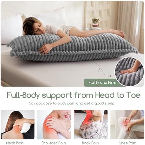 HIGOGOGO Memory Foam Body Pillow, Thickened Large Long Bed Pillow - Image 3
