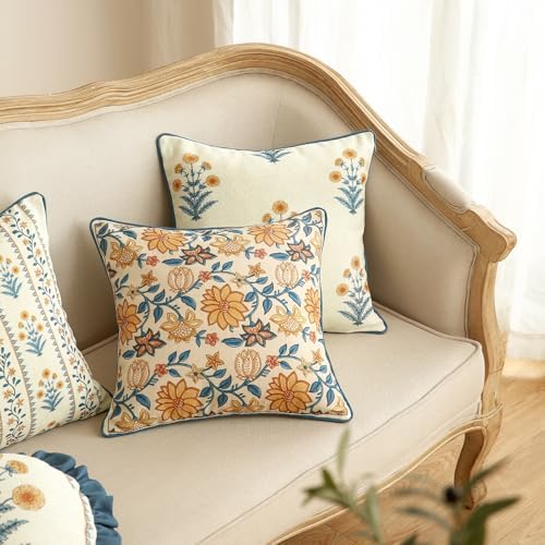 ISAENNE Linen Square Throw Pillow Cover - Image 5