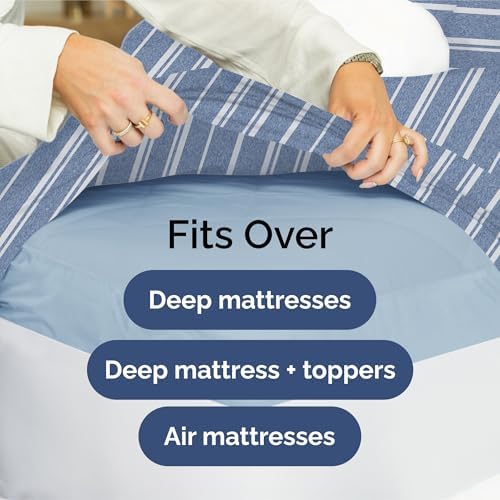 CGK Linens Extra Deep Split King Fitted Sheet Only - Image 6