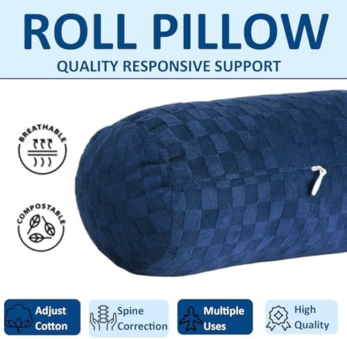 Neck Roll Pillow, Cervical Neck Pillow Bolster Pillow - Image 2