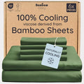 Bambaw 100% Viscose Derived from Bamboo Queen Sheet Set 6 Piece, Queen Size by Bambaw