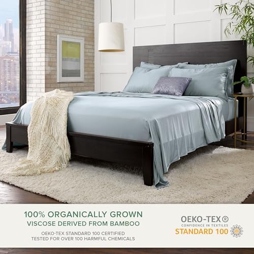 Pure Bamboo Twin XL Sheets, Genuine 100% Organic Viscose Derived from Bamboo - Image 2