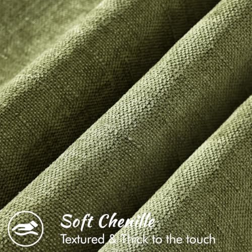 decorUhome Chenille Decorative Throw Pillow Covers 26x26 Set of 2 - Image 2