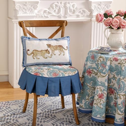 patdrea Designer Vintage Linen Throw Pillow Cover - Image 6