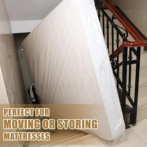 Plastic Mattress Bag for Moving Storage, Queen Size, 3Mil Thick - Image 6