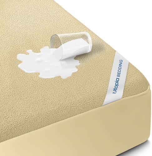 Waterproof Queen Size Mattress Protector fits Upto 17" Deep Pocket by UTOPIABEDDING