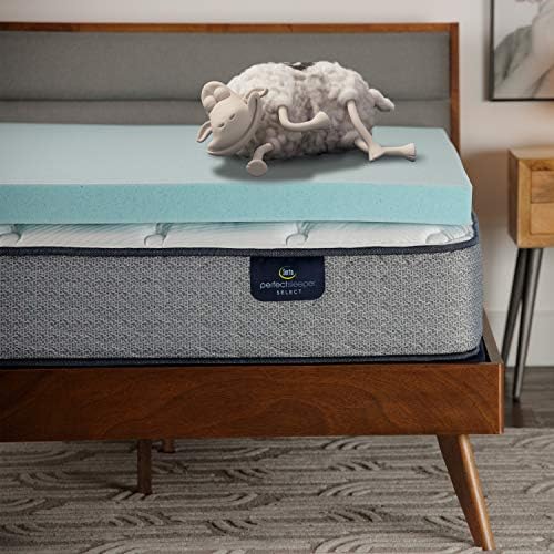 Serta ThermaGel Cooling, Pressure-Relieving Memory Foam Mattress Topper by Serta