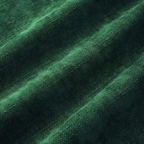 Allorry Throw Pillow Covers 24x24 Green Chenille Solid Home DecorSY014G24 - Image 3