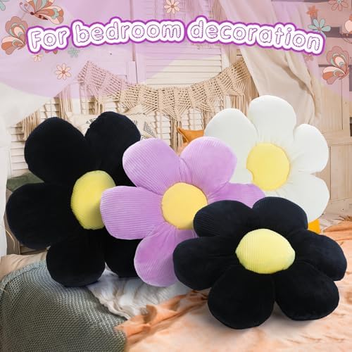 Reginary 4 Pcs Flower Floor Pillow Cushion Kids - Image 4