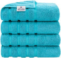 American Soft Linen 100% Cotton Luxury Turkish Towels, 4 PC Bath Towel Set by AmericanSoftLinen