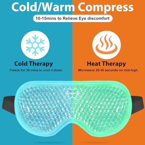 BeeVines Gel Eye Mask, Cooling Ice Masks - Image 4