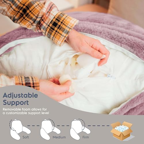 Nestl Fur Reading Pillow, Stylish Back Pillow - Image 6