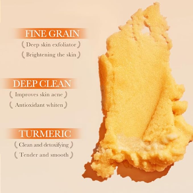 Turmeric Body Glow Scrub - 9.9 oz | Deep Exfoliating Cream