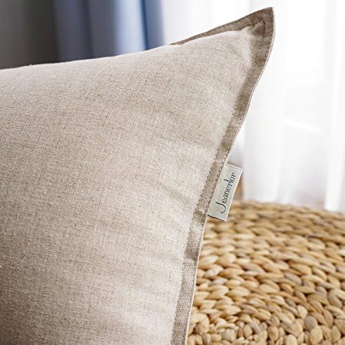Jeanerlor 12"x20" Cotton Linen Decorative Lumber Throw Pillow Case Cushion - Image 4