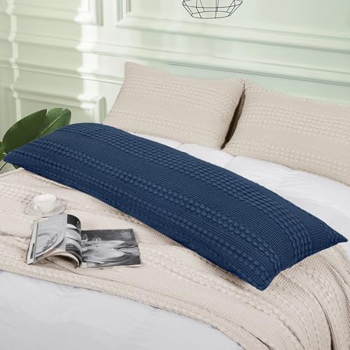 PHF Cotton Waffle Body Pillowcase 20" x 54", No Insert - Image 2