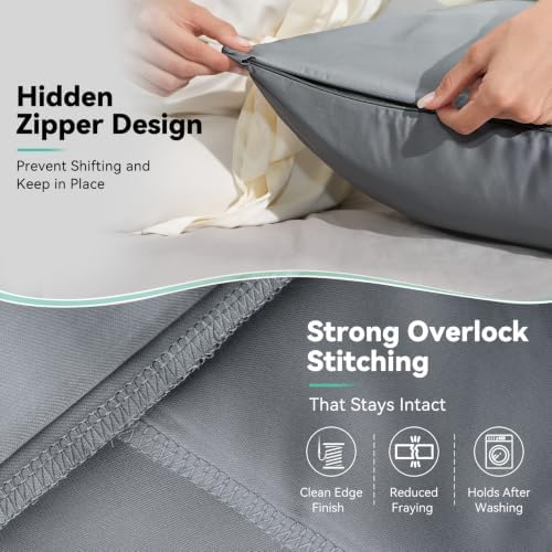 Cooling Curved Pillowcase for Side Sleeper Pillow - Image 6