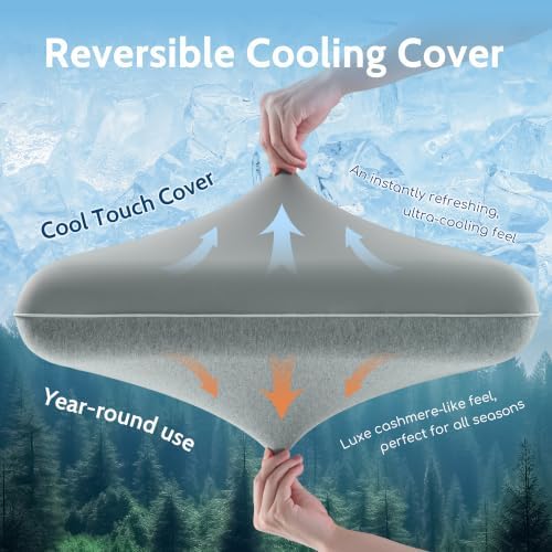 Gel Cooling Pillows for Hot Sleepers, Cooling Memory Foam Pillow - Image 2
